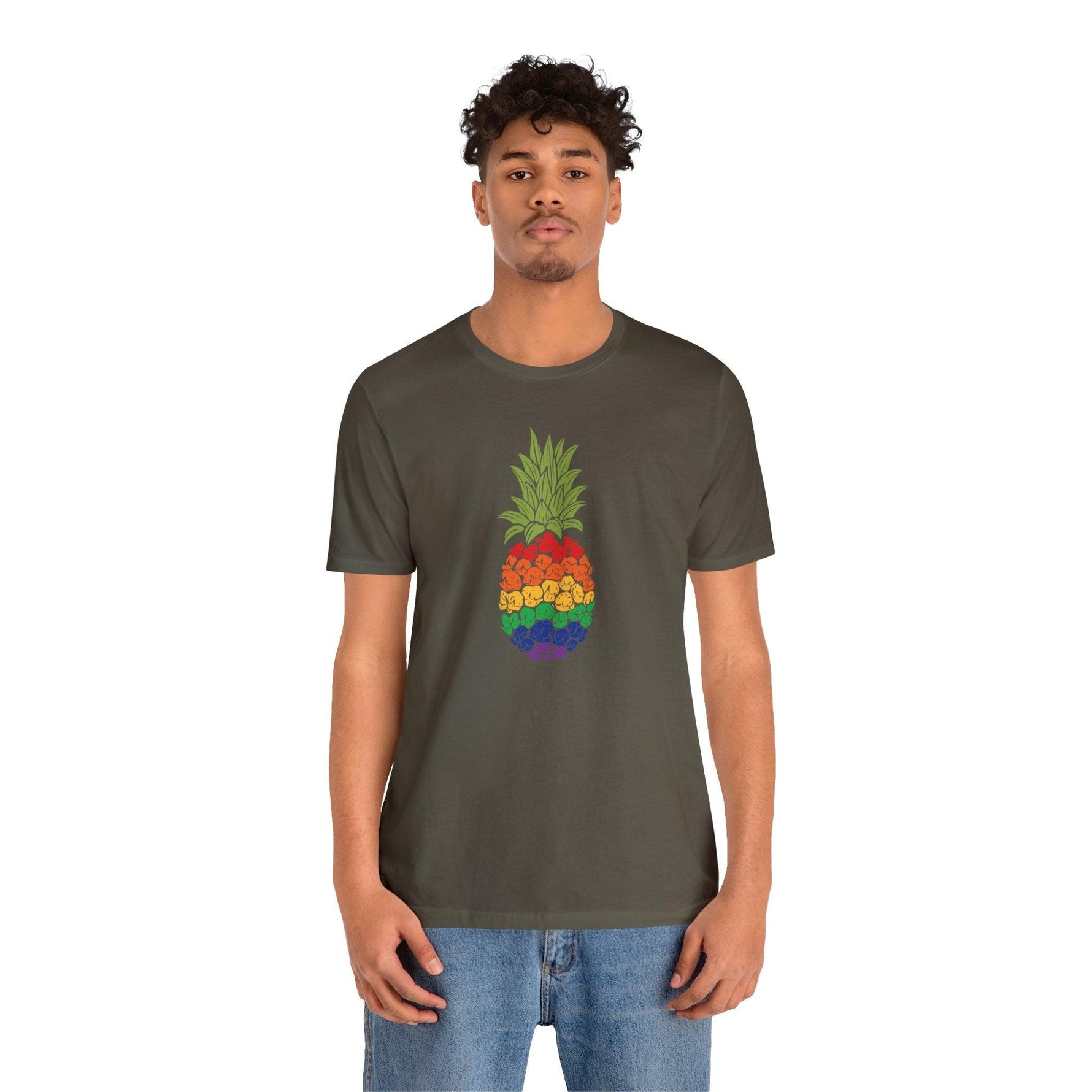 Rainbow Pineapple - Wicked Naughty Apparel