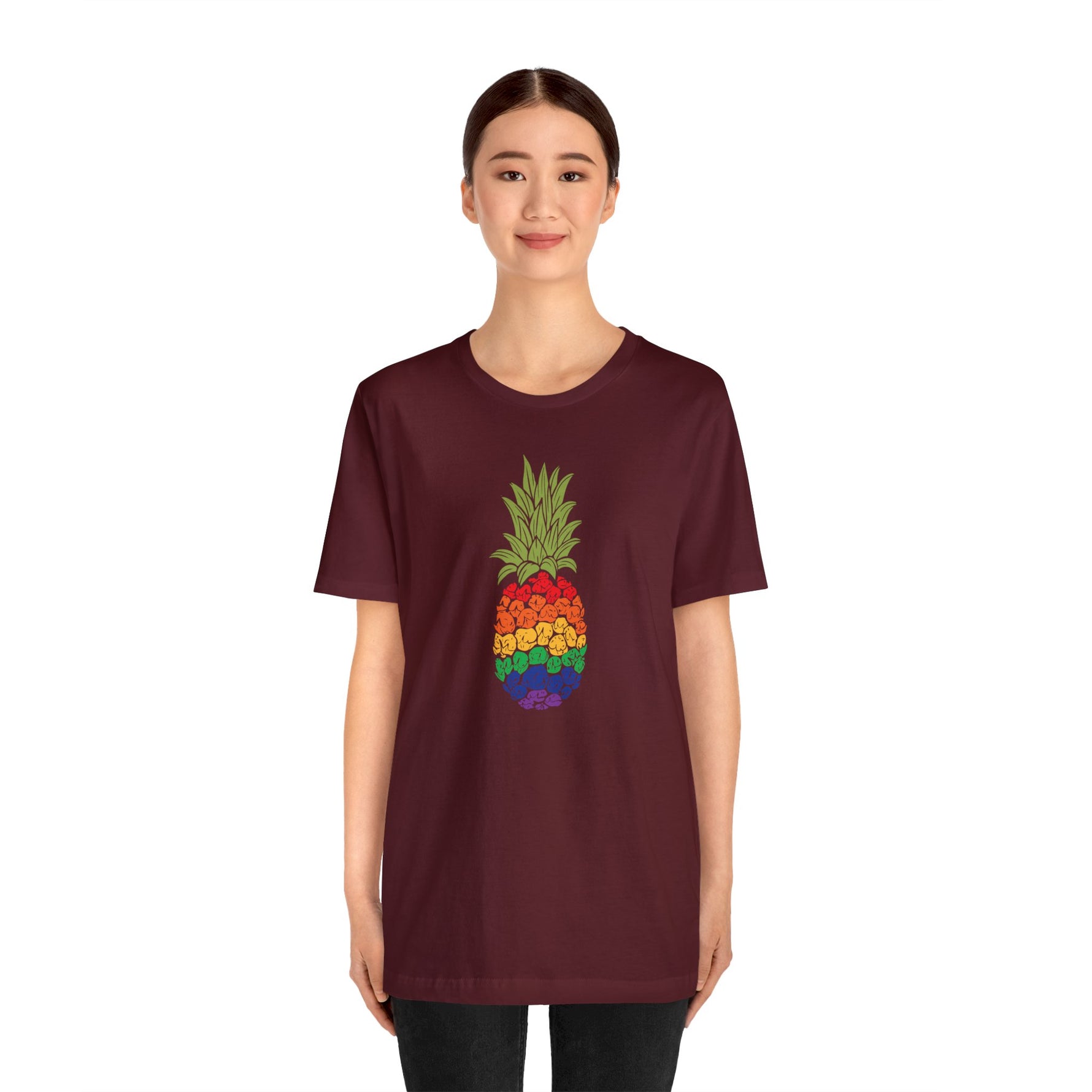Rainbow Pineapple - Wicked Naughty Apparel