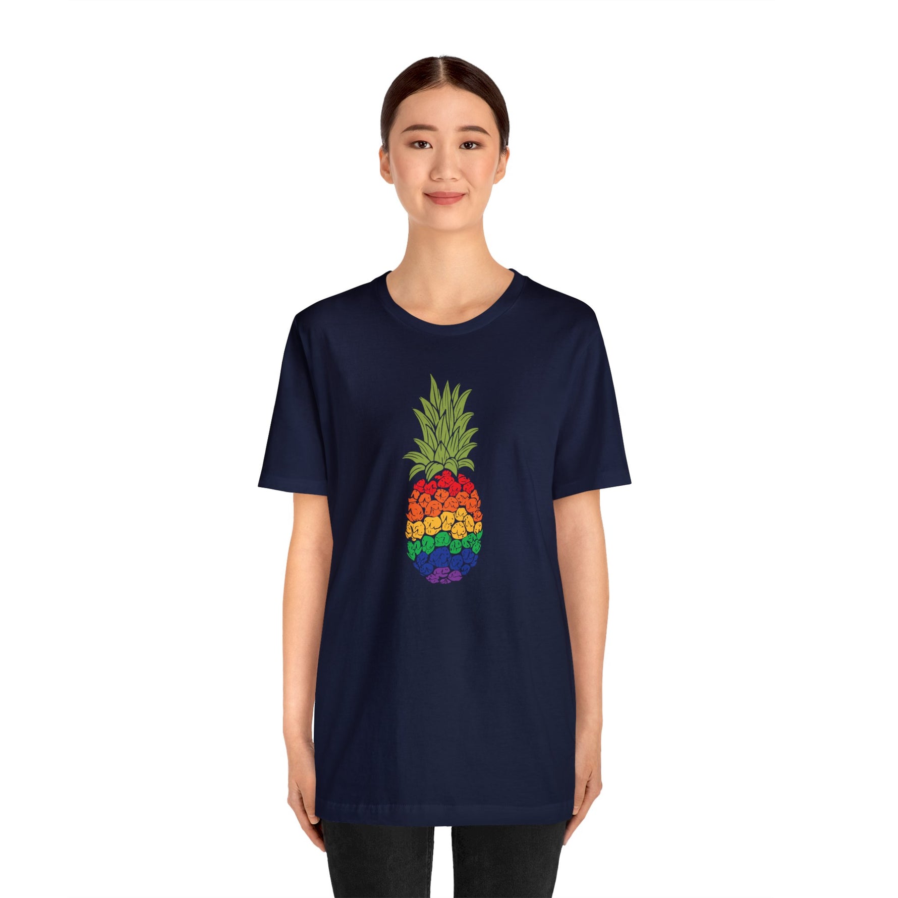 Rainbow Pineapple - Wicked Naughty Apparel