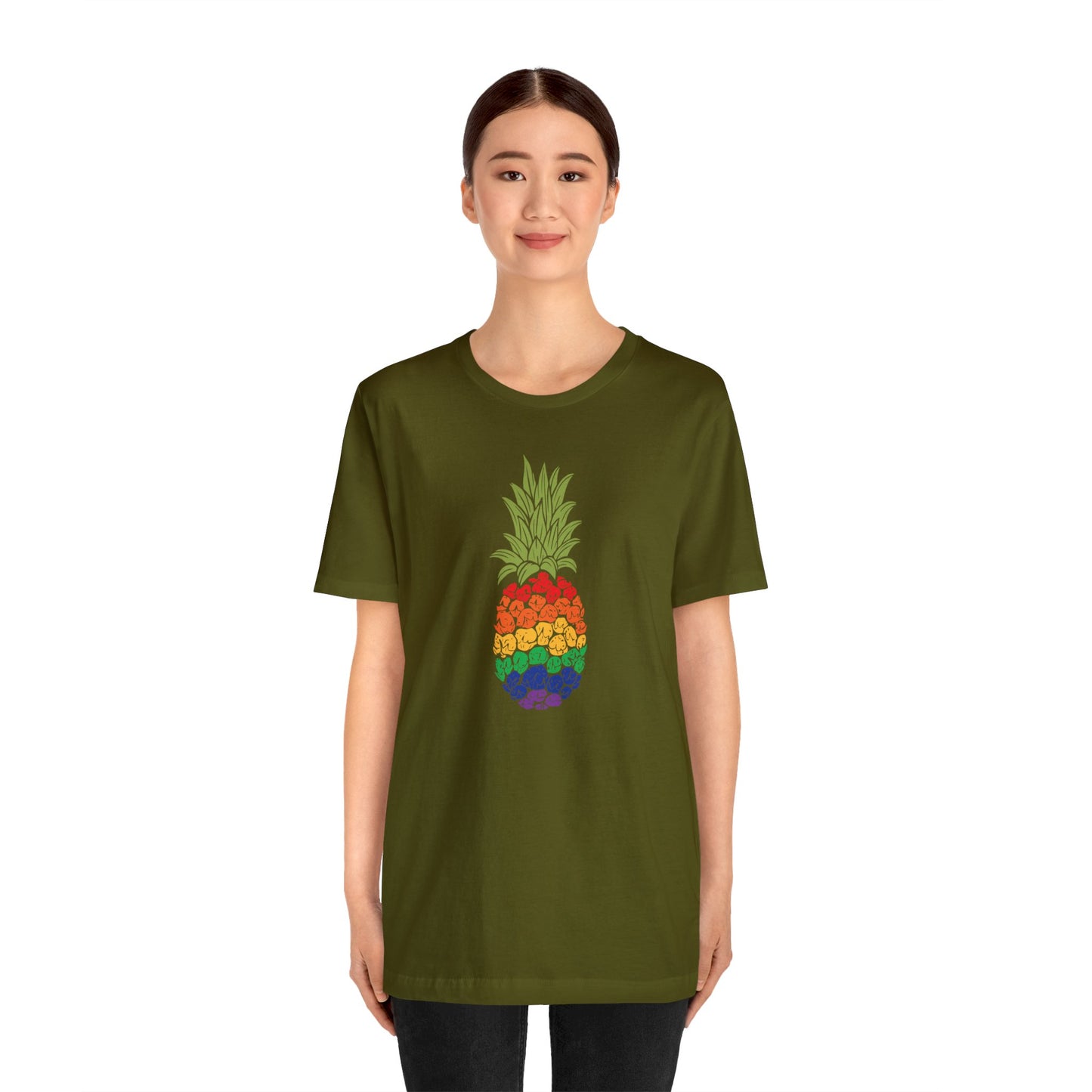 Rainbow Pineapple - Wicked Naughty Apparel