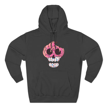 Skull Cupcake - Premium Pullover Hoodie - Wicked Naughty Apparel