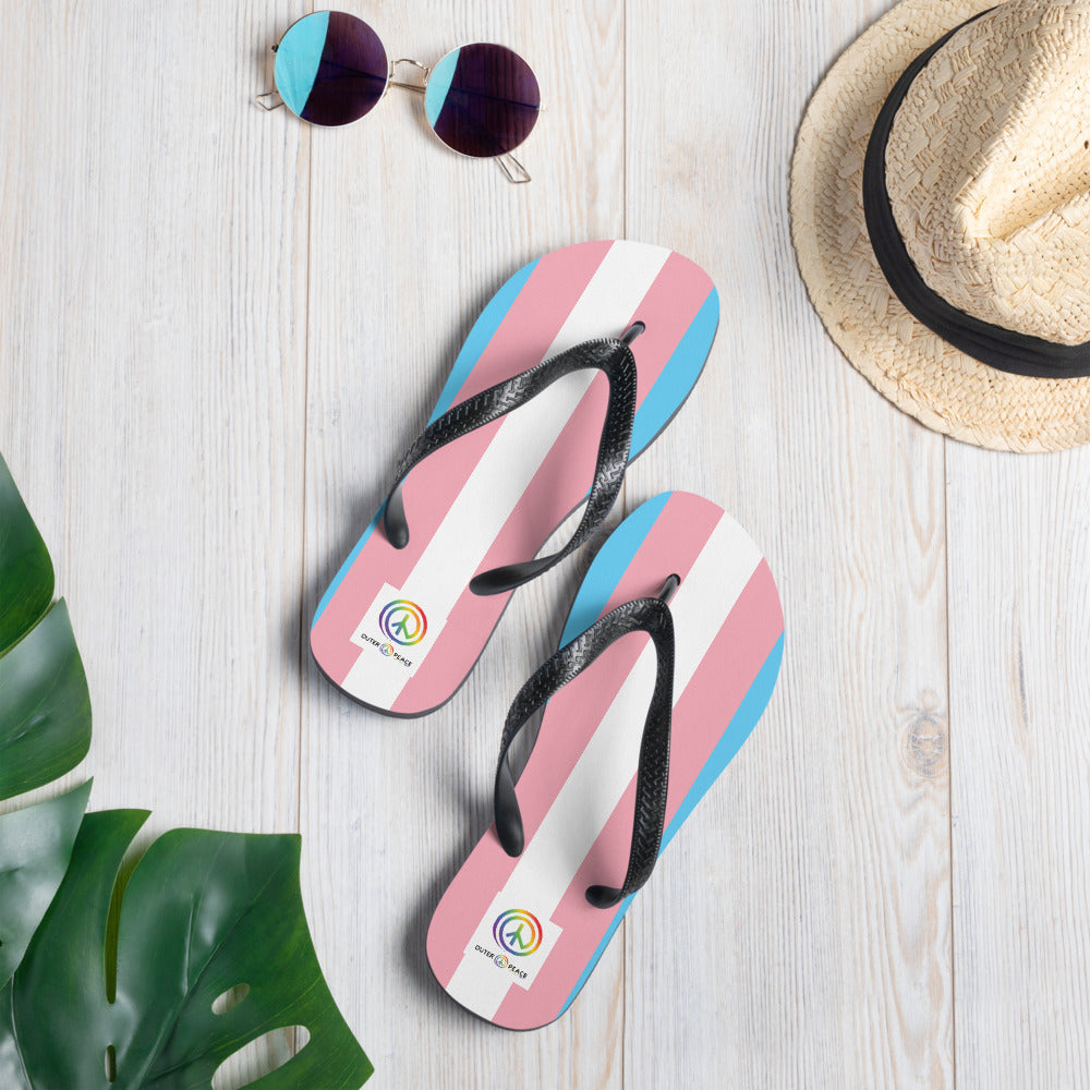 Trans Pride Flip-Flops
