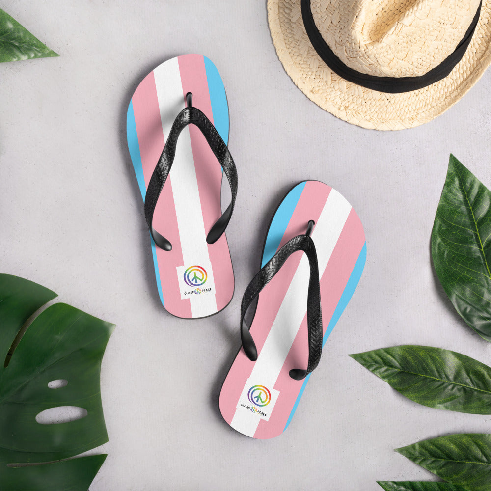 Trans Pride Flip-Flops