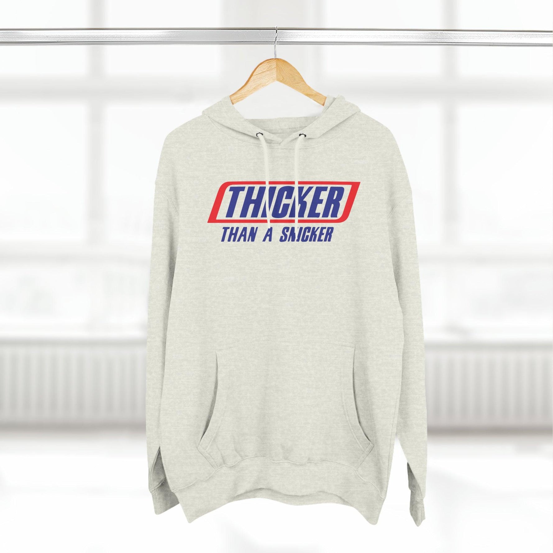 Thicker Than A Snicker Premium Pullover Hoodie - Wicked Naughty Apparel