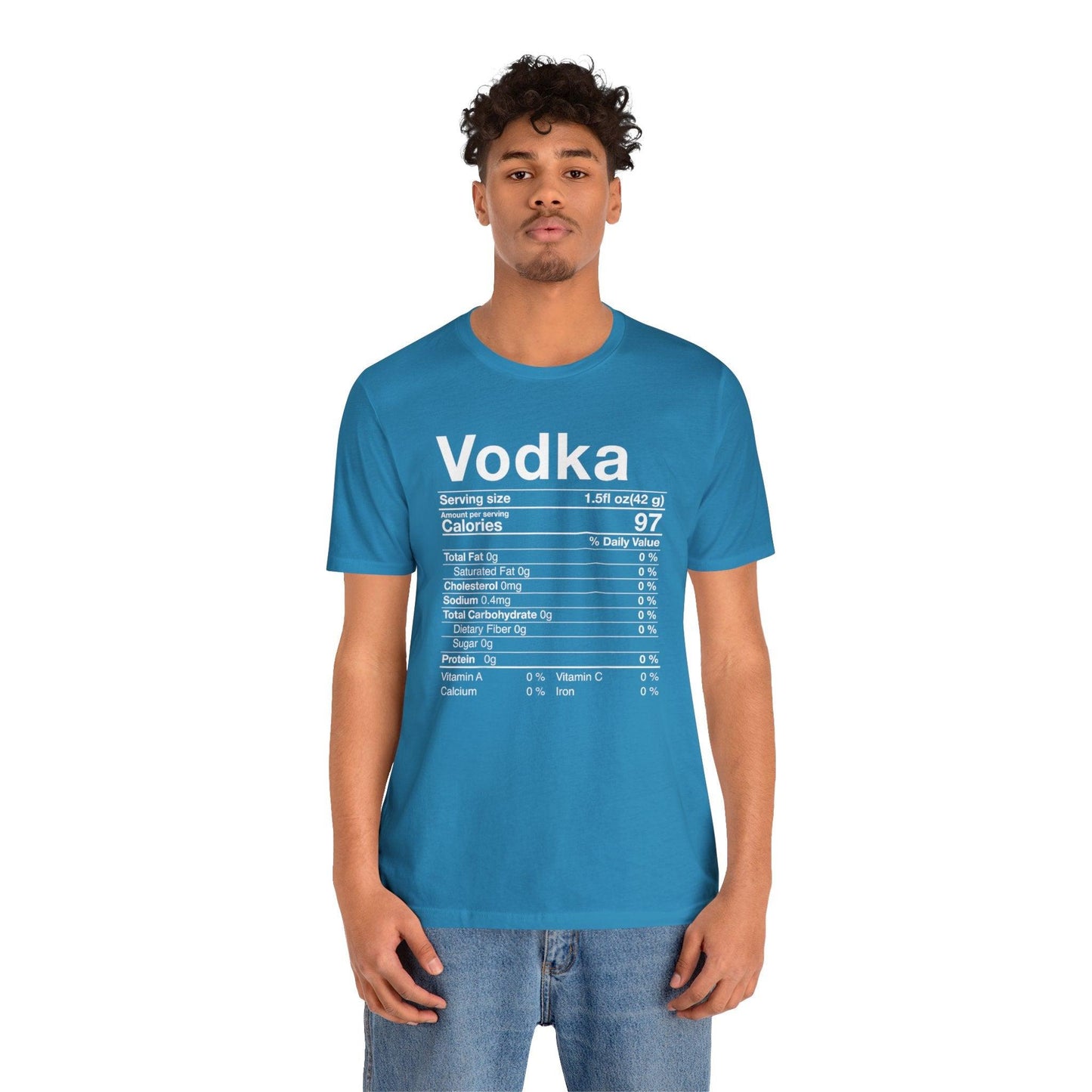 Vodka Nutritional Label - Wicked Naughty Apparel