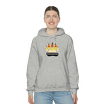 Gay Bear Flag Paw Print - Hoodie - Wicked Naughty Apparel