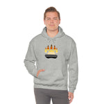 Gay Bear Flag Paw Print - Hoodie - Wicked Naughty Apparel