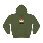 Gay Bear Flag Paw Print - Hoodie - Wicked Naughty Apparel