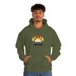 Gay Bear Flag Paw Print - Hoodie - Wicked Naughty Apparel
