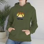 Gay Bear Flag Paw Print - Hoodie - Wicked Naughty Apparel