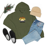 Gay Bear Flag Paw Print - Hoodie - Wicked Naughty Apparel