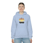 Gay Bear Flag Paw Print - Hoodie - Wicked Naughty Apparel