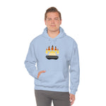 Gay Bear Flag Paw Print - Hoodie - Wicked Naughty Apparel