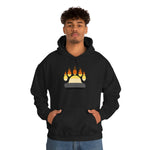 Gay Bear Flag Paw Print - Hoodie - Wicked Naughty Apparel