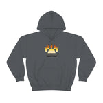 Gay Bear Flag Paw Print - Hoodie - Wicked Naughty Apparel