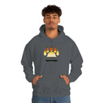 Gay Bear Flag Paw Print - Hoodie - Wicked Naughty Apparel