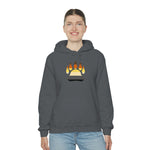 Gay Bear Flag Paw Print - Hoodie - Wicked Naughty Apparel