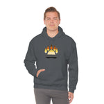 Gay Bear Flag Paw Print - Hoodie - Wicked Naughty Apparel