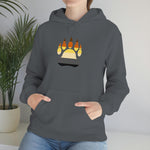 Gay Bear Flag Paw Print - Hoodie - Wicked Naughty Apparel