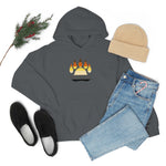 Gay Bear Flag Paw Print - Hoodie - Wicked Naughty Apparel