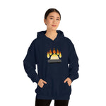 Gay Bear Flag Paw Print - Hoodie - Wicked Naughty Apparel