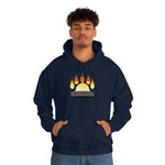 Gay Bear Flag Paw Print - Hoodie - Wicked Naughty Apparel