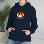 Gay Bear Flag Paw Print - Hoodie - Wicked Naughty Apparel