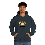 Gay Bear Flag Paw Print - Hoodie - Wicked Naughty Apparel