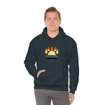 Gay Bear Flag Paw Print - Hoodie - Wicked Naughty Apparel