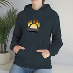 Gay Bear Flag Paw Print - Hoodie - Wicked Naughty Apparel