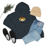 Gay Bear Flag Paw Print - Hoodie - Wicked Naughty Apparel