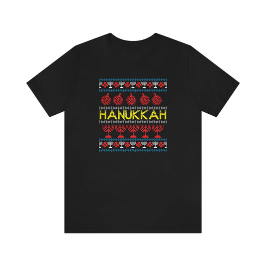 Hanukkah - Short Sleeve Tee - Wicked Naughty Apparel