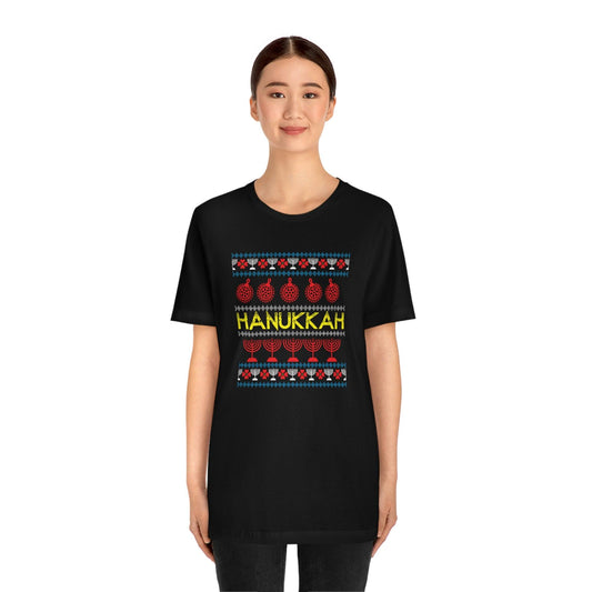 Hanukkah - Short Sleeve Tee - Wicked Naughty Apparel