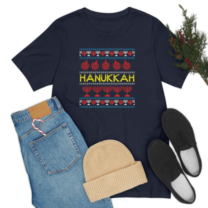 Hanukkah - Short Sleeve Tee - Wicked Naughty Apparel
