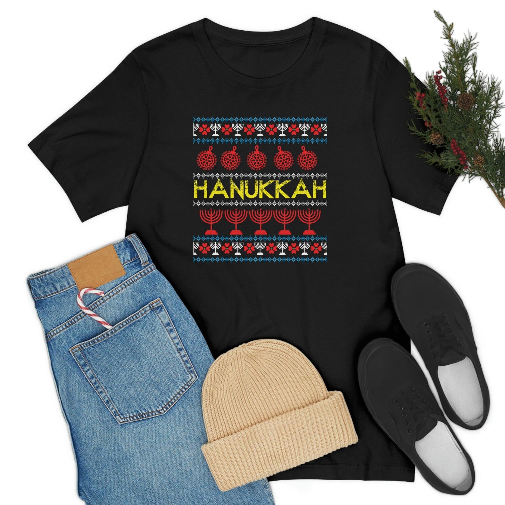 Hanukkah - Short Sleeve Tee - Wicked Naughty Apparel