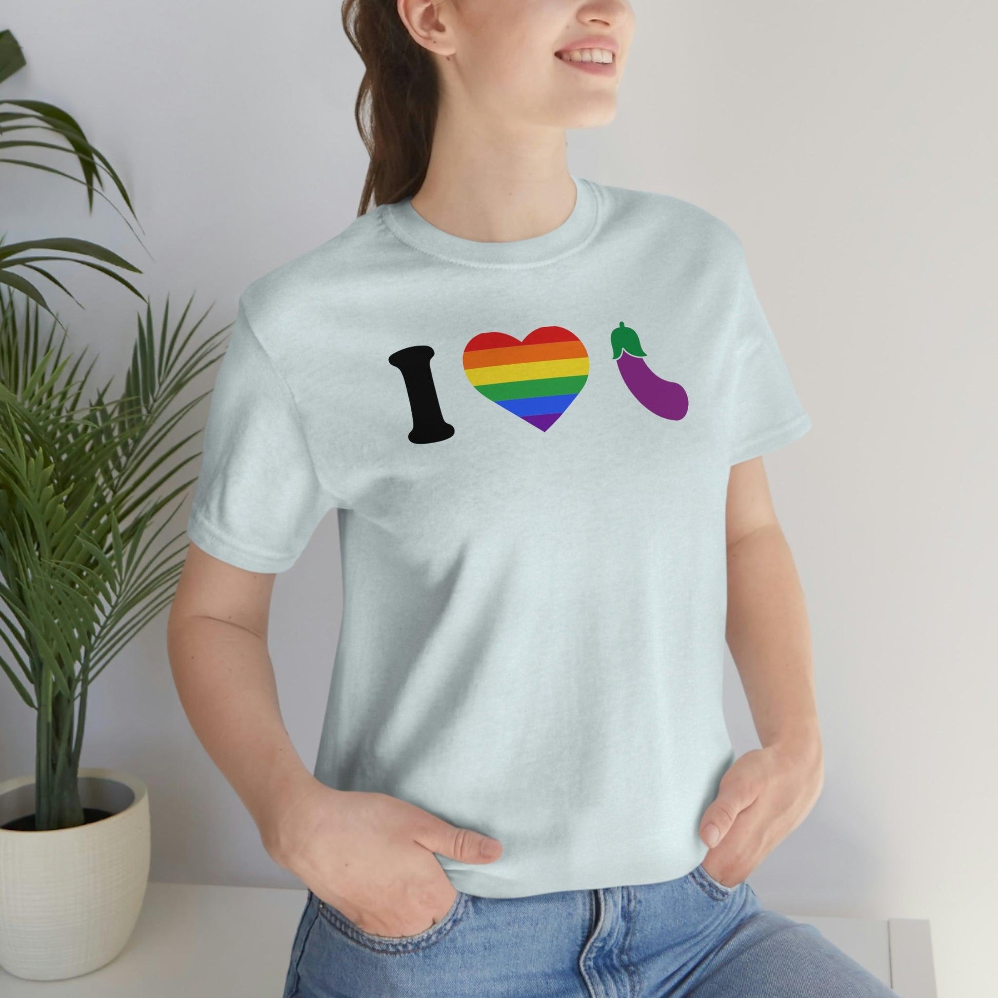 I Love Eggplant - Wicked Naughty Apparel