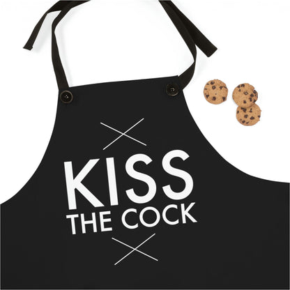 Kiss the Cock - Apron - Wicked Naughty Apparel