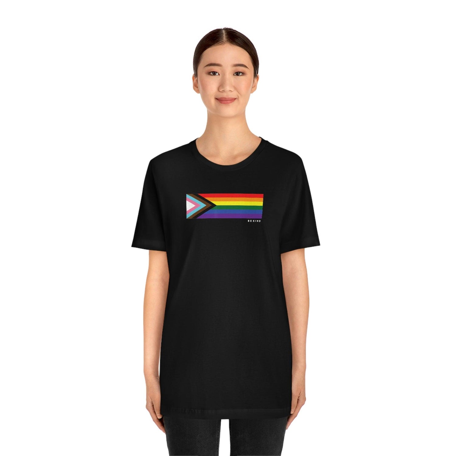 LGBTQ Pride Progress Flag - Be Kind - Wicked Naughty Apparel