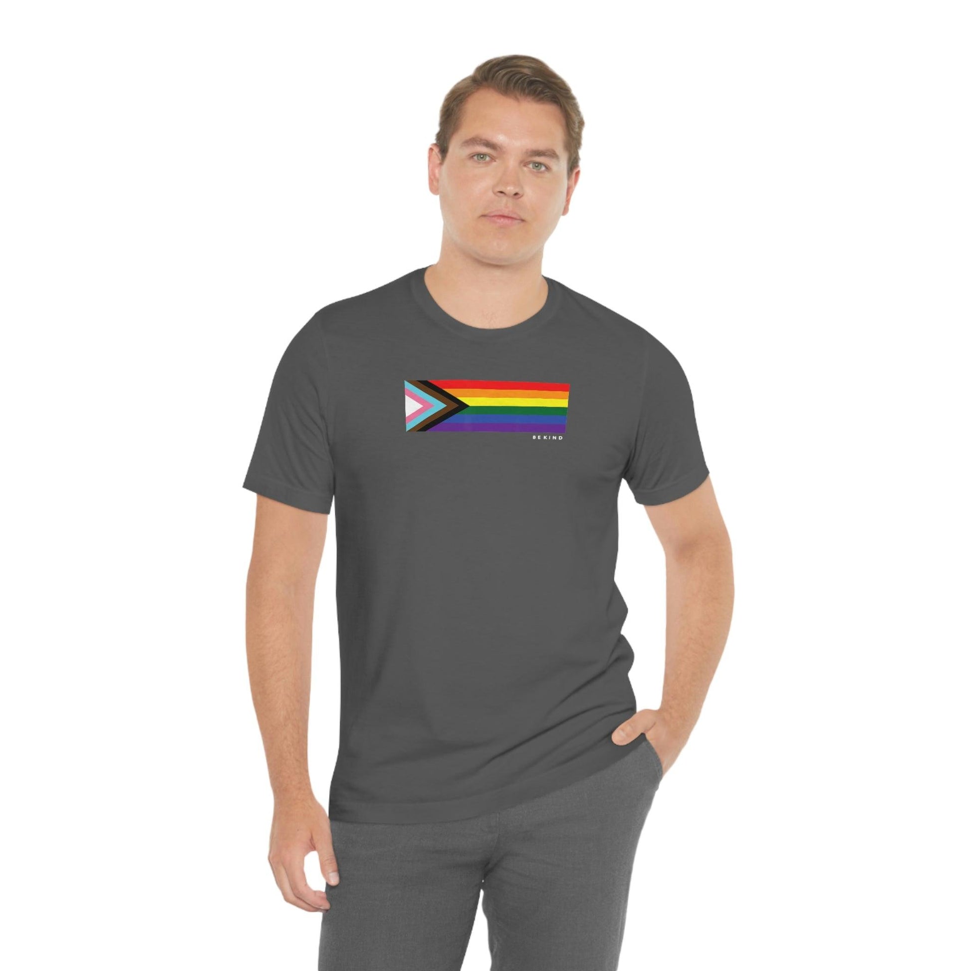 LGBTQ Pride Progress Flag - Be Kind - Wicked Naughty Apparel
