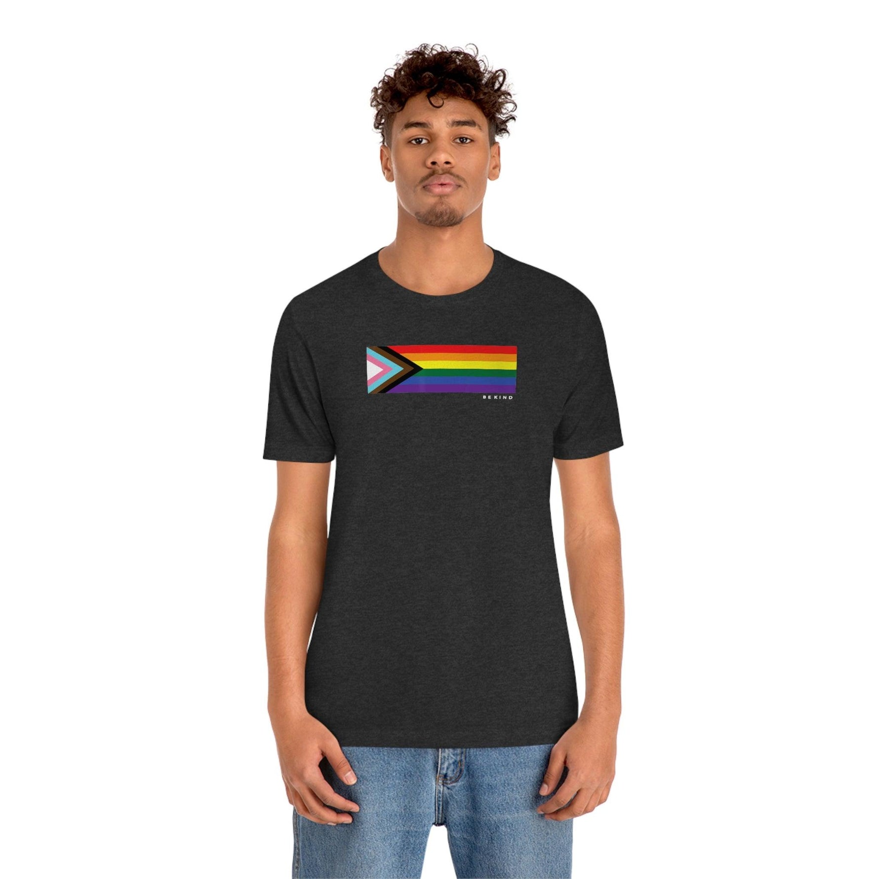 LGBTQ Pride Progress Flag - Be Kind - Wicked Naughty Apparel