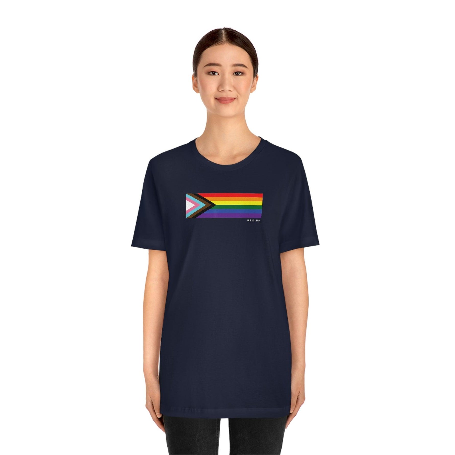 LGBTQ Pride Progress Flag - Be Kind - Wicked Naughty Apparel