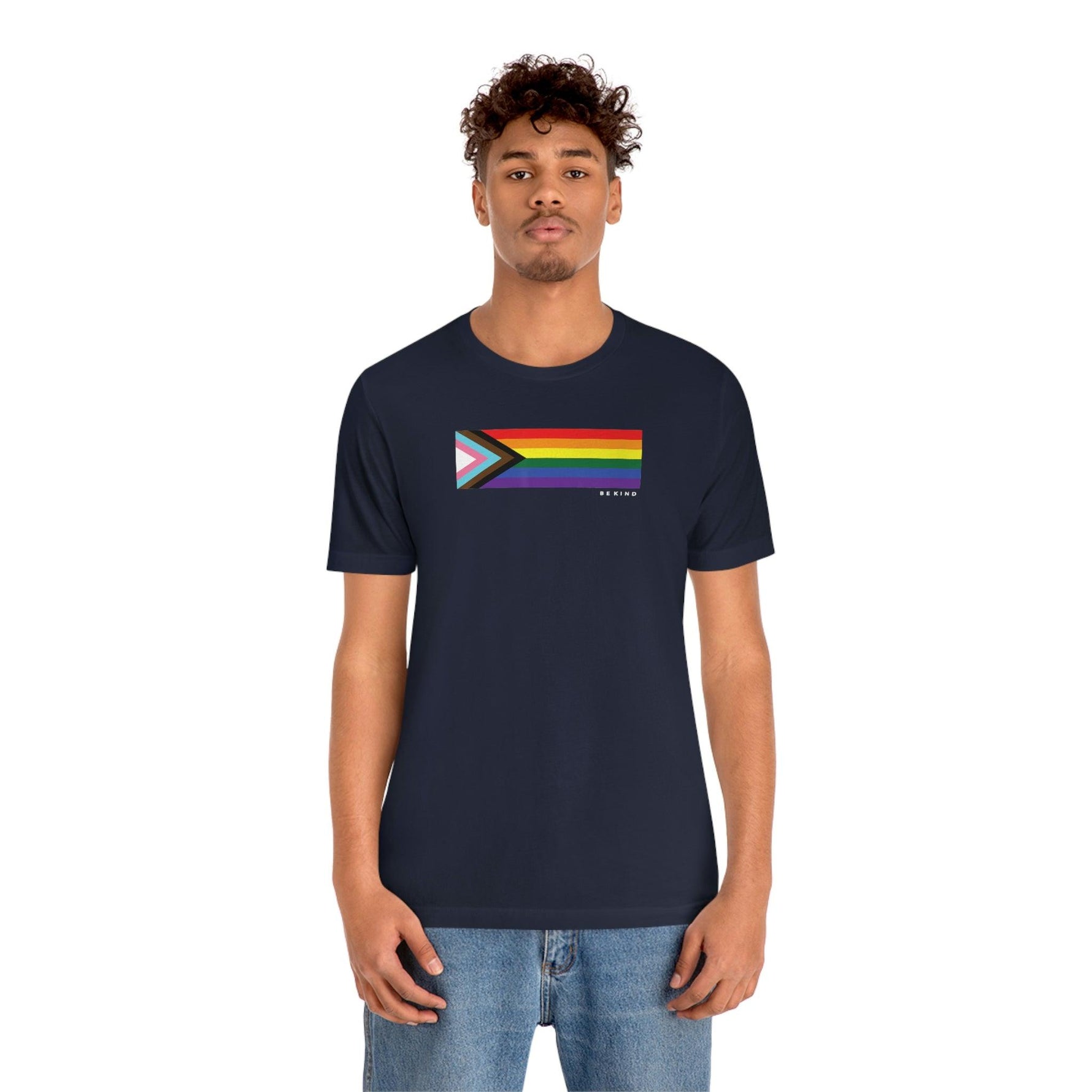 LGBTQ Pride Progress Flag - Be Kind - Wicked Naughty Apparel