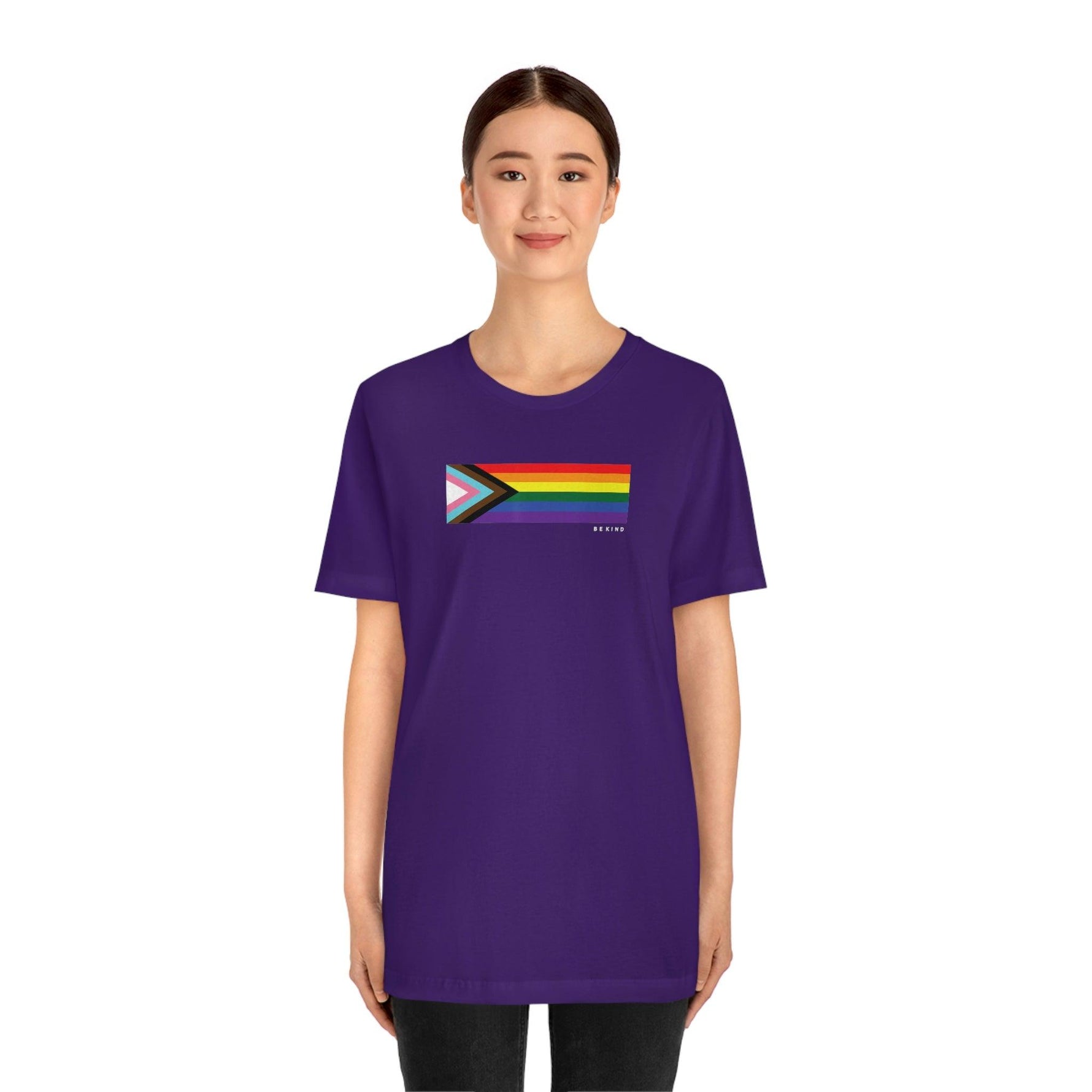 LGBTQ Pride Progress Flag - Be Kind - Wicked Naughty Apparel