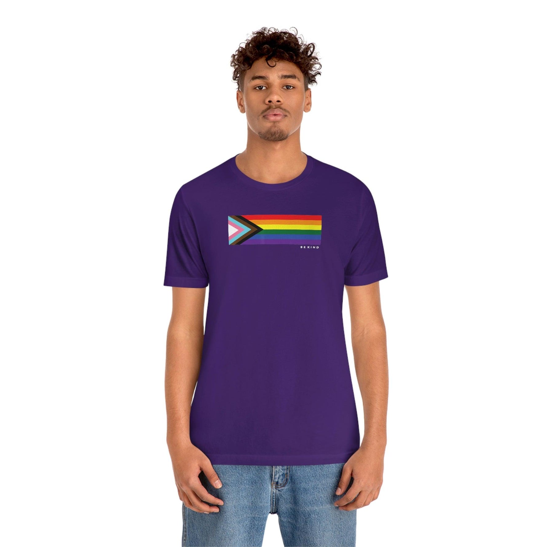 LGBTQ Pride Progress Flag - Be Kind - Wicked Naughty Apparel