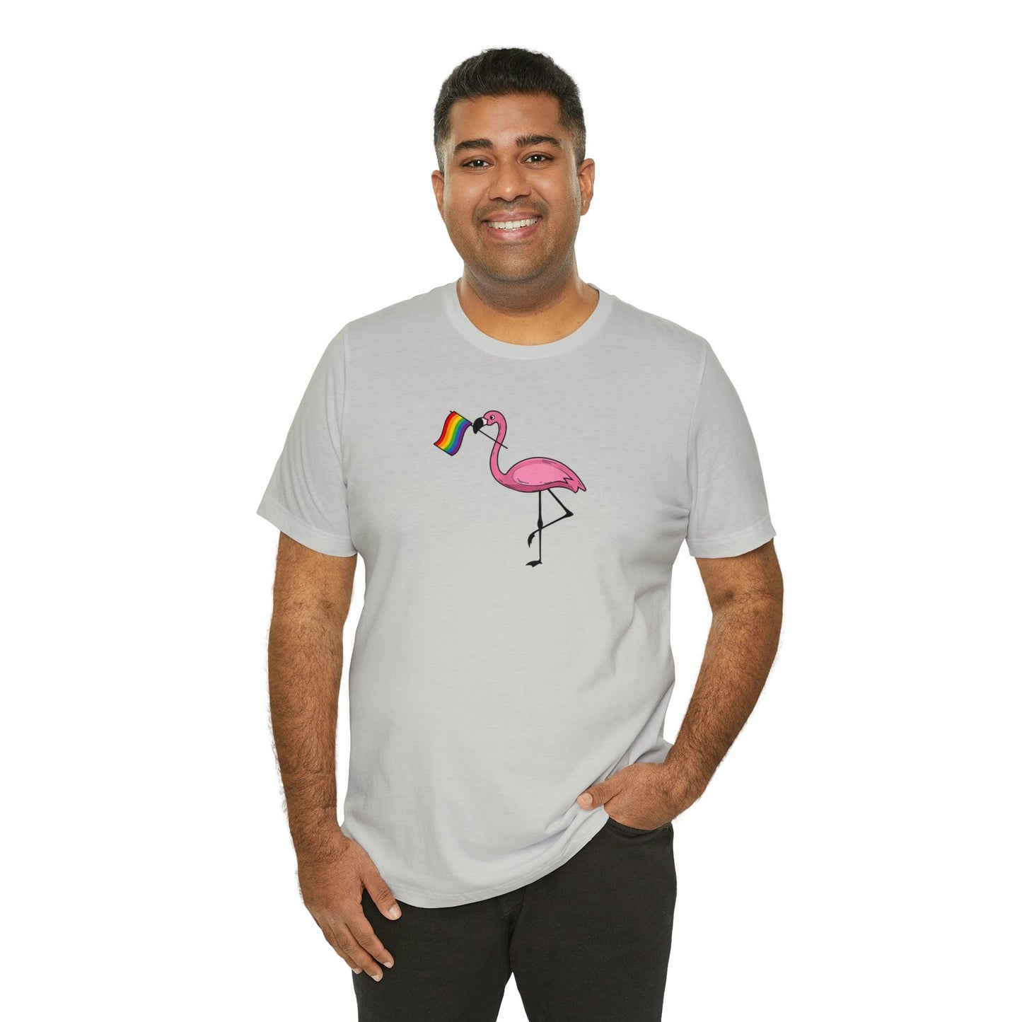 LGBTQ Proud Pink Flamingo - Wicked Naughty Apparel