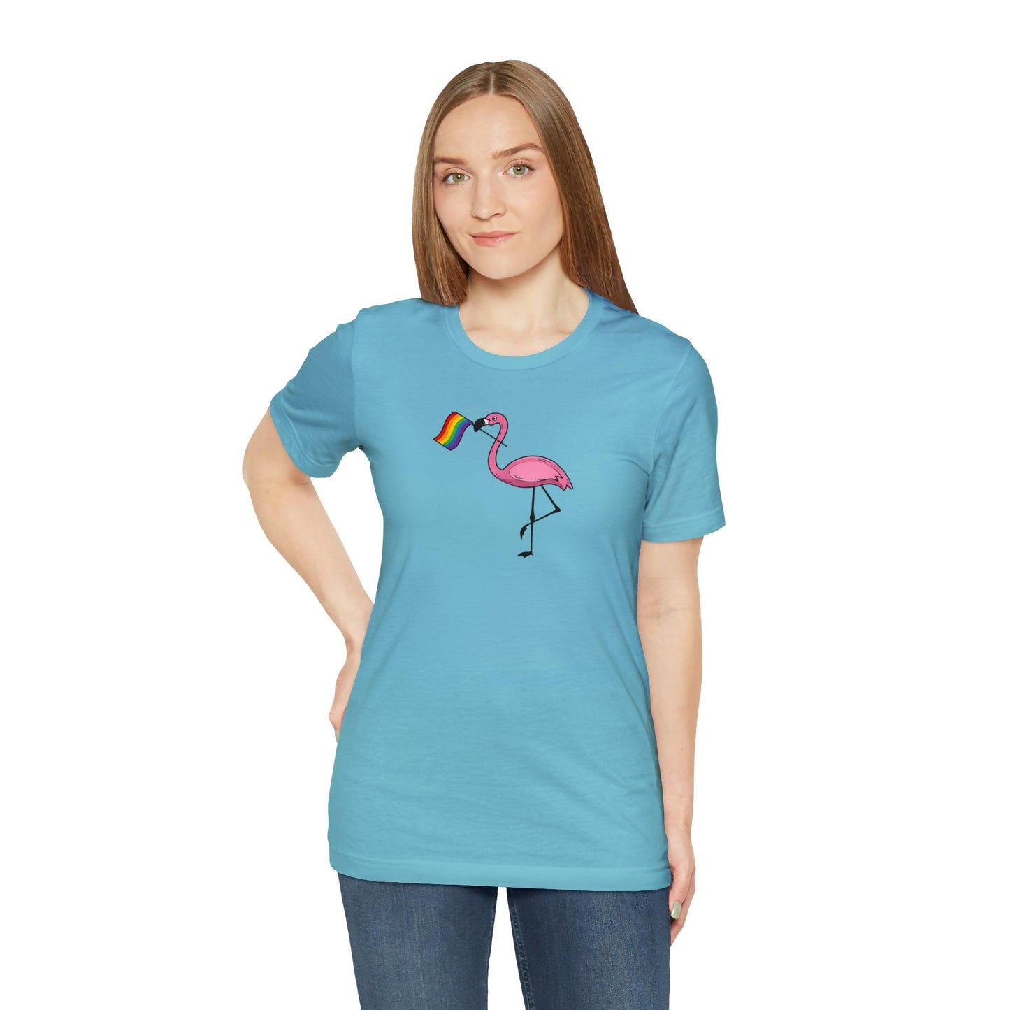 LGBTQ Proud Pink Flamingo - Wicked Naughty Apparel