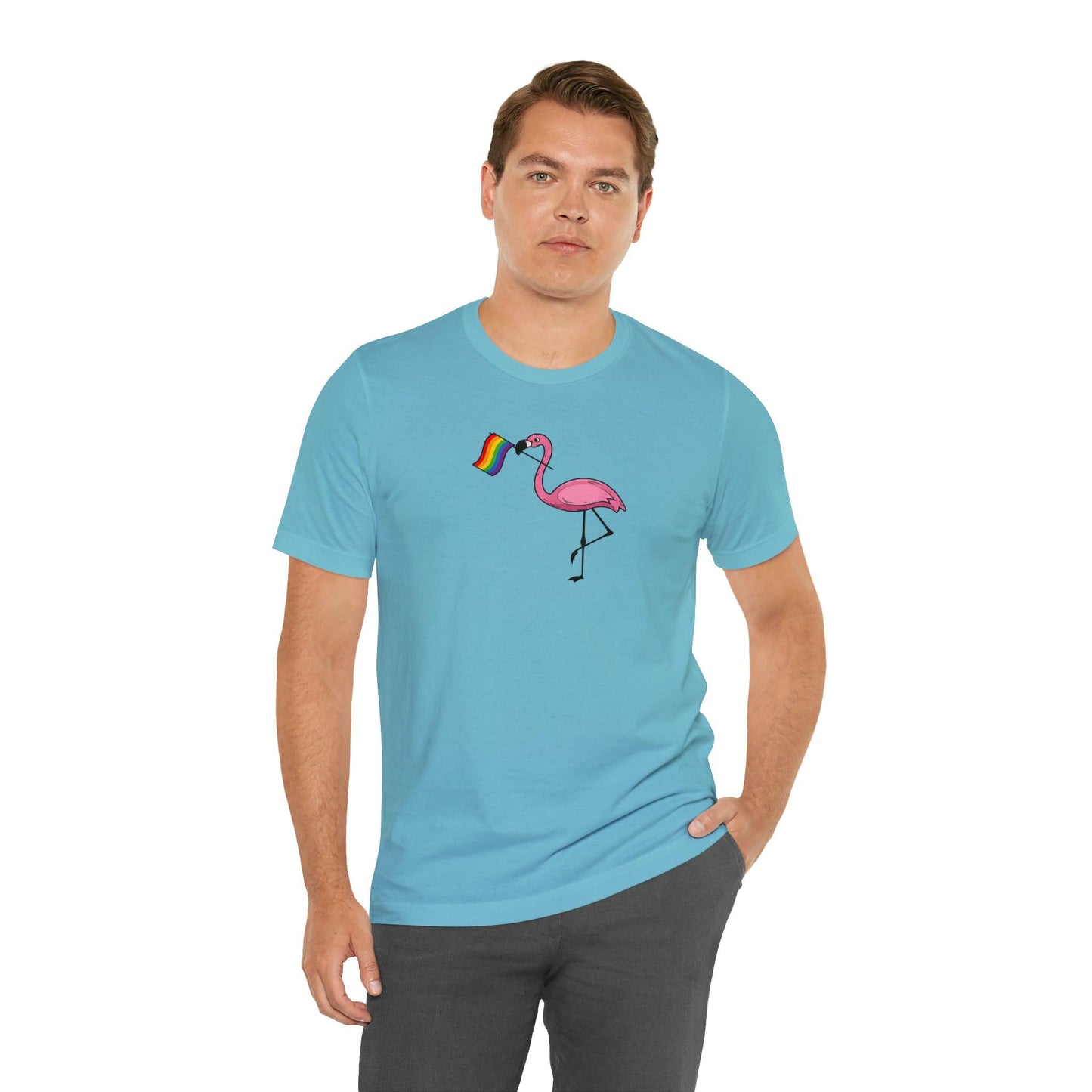 LGBTQ Proud Pink Flamingo - Wicked Naughty Apparel