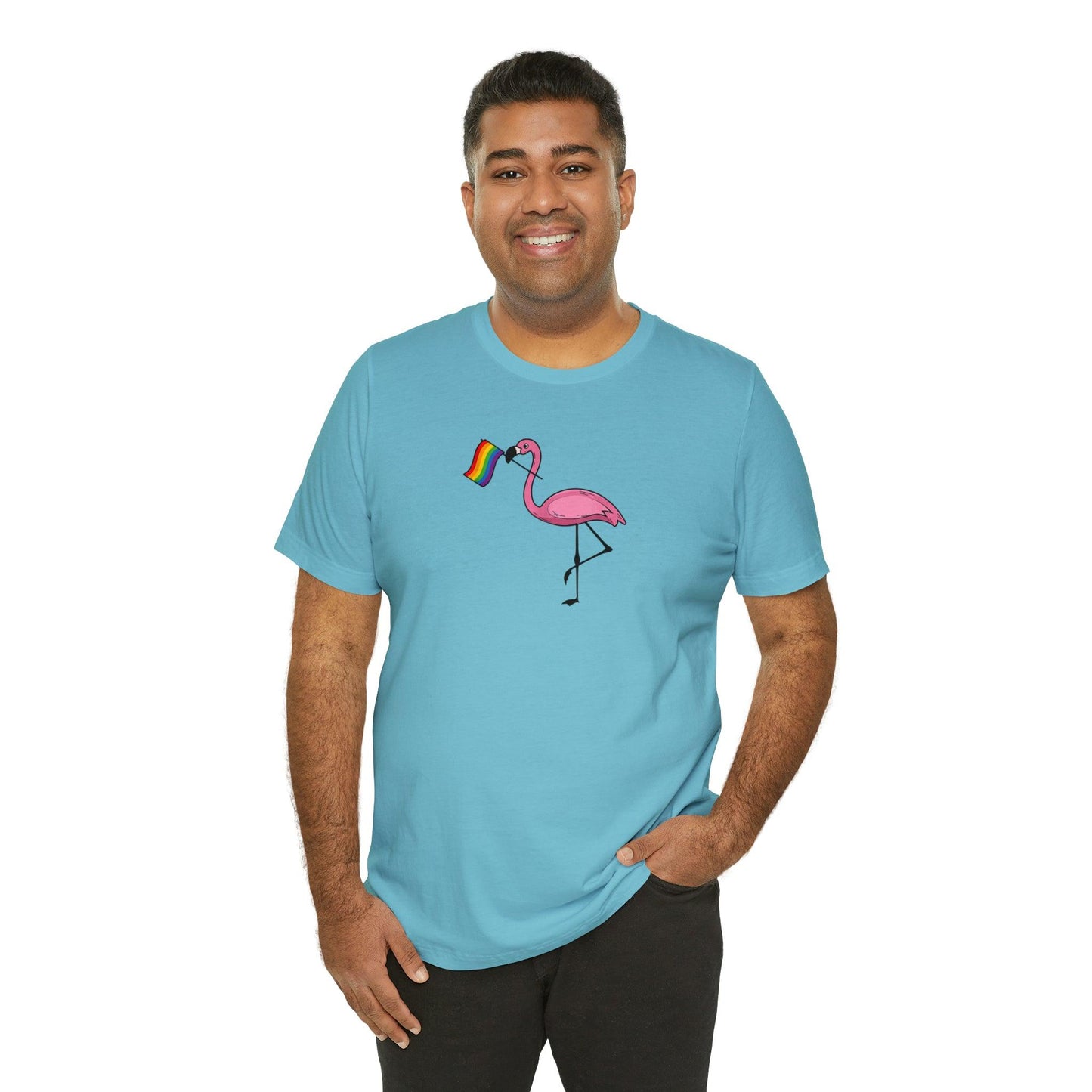 LGBTQ Proud Pink Flamingo - Wicked Naughty Apparel