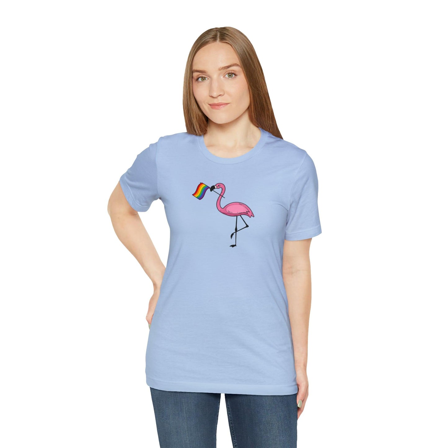 LGBTQ Proud Pink Flamingo - Wicked Naughty Apparel