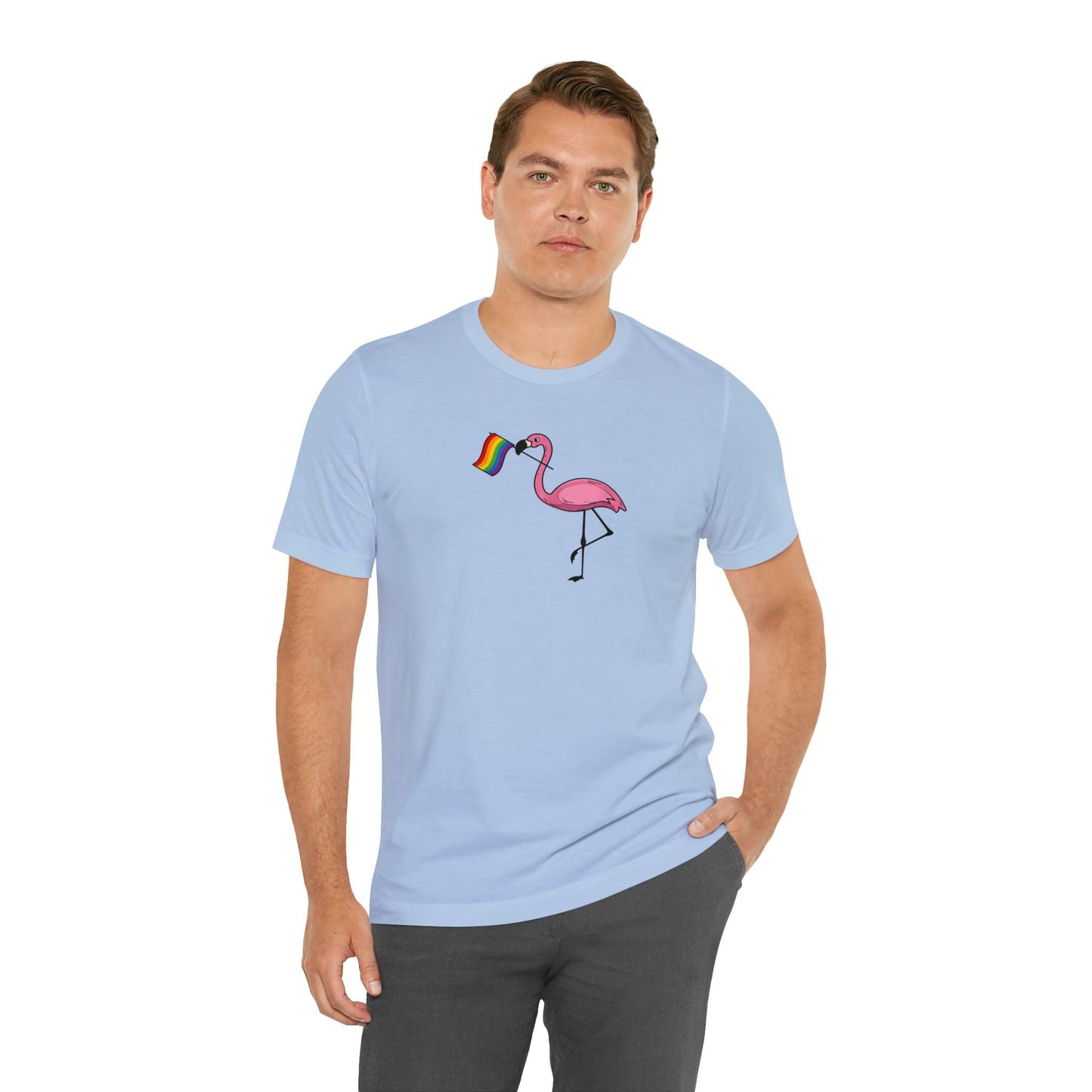 LGBTQ Proud Pink Flamingo - Wicked Naughty Apparel